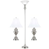 Review Kenroy Home 30346BS / Hunter Lighting Lauren Brushed-Steel Three-Lamp Multi-Pack