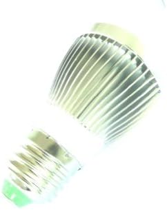LENBO 110V LED Bulb 4W 4*1W E27 Warm White High Power 3000K Down light Lamp AC85V-265V Globe lighting Silver-Case LB36