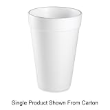 Insulated Styrofoam Cup, 16 oz, 1000/CT, White