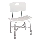Brylane Home Shower & Bath Bariatric Bench with back Brylane Home Shower & Bath Bariatric Bench with back