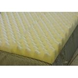 Foam Eggcrate Mattress Overlay - Size Queen - 56' x 72' x 4'