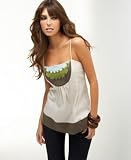 BCBG MAX AZRIA - BCBGMAXAZRIA Color Block Stretch Poplin Camisole