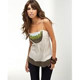 BCBGMAXAZRIA Color Block Stretch Poplin Camisole at BCBG MAX AZRIA