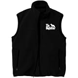 Polar Fleece Vest Black  The Dogfather German Shepherd Embroidery  Dog