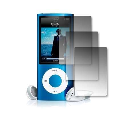 Premium Crystal Clear LCD Screen Protectors for Apple iPod Nano 5th-3 Pack