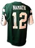 Joe Namath Signed New York Jets Throwback Green Jersey