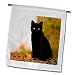 3dRose fl_3163_1 Black Cat Garden Flag, 12 by 18-Inch 3dRose fl_3163_1 Black Cat Garden Flag, 12 by 18-Inch