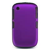 Premium 2-in-1 Purple Rubberized Crystal Snap-on Case and Silicone Gel Skin ....