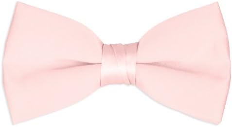 Light Pink Satin 2 1/2" Bow Tie