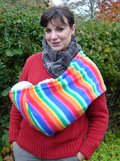 Liberty Sling - Fleece - Stripe Fleece - Small