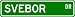Svebor Street Sign ~ Martial Arts Gift ~ Aluminum