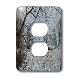 Beverly Turner Photography - Horses on the Snowy Hill - Light Switch Covers - 2 plug outlet cover