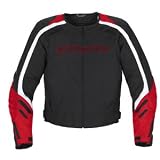 Alpinestars Exile Textile Motorcycle Jacket Black/Red Small