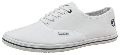 Firetrap Mens Arrows Plimsoll White/Navy