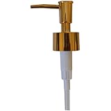 Gold Finish Plating Lotion Dispenser Replacement Pump