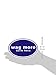 Wag More Bark Less Auto Car Bumper STICKER - Dark blue background with White Font