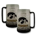 Iowa Hawkeyes Freezer Mugs - 16 oz. Liquid Crystal