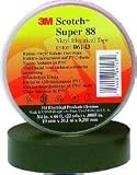 Scotch(R) Super 88 Premium Vinyl Electrical Tape, 1 1/2 in x 44 ft (38 mm x 13,4 m) [PRICE is per ROLL]