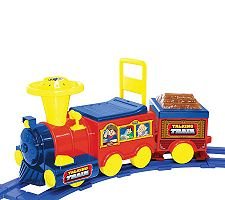 6V Talking Train with Track Battery-operated Ride On