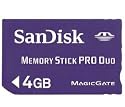SanDisk Memory Stick Pro Duo Speicherkarte 4GB (Retailverpackung)