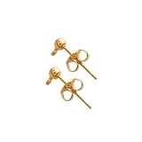 PUPPET ピアス金具(キャッチ式)20組入/18金メッキ ピアス