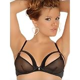 Shimmer Sheer Nipple-less Bra PLUS