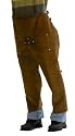 Farrier's apron, brown suede