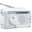 SONY 防災用 手回し充電 FM/AMポータブルラジオ ホワイト ICF-B02(W)