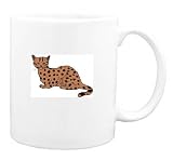 Mug with spotted, cat, bengal, pet, animal