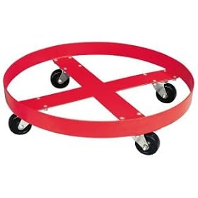 Jet Equipment and Tools 55 Gal Cap Stl 900lbs Jet Drum Dolly by Jet Equipment & Tools