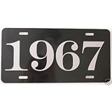 1967 YEAR LICENSE PLATE by Motown Automotive Design