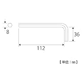 トップ(TOP) 六角棒レンチスタンダードタイプ HES-80