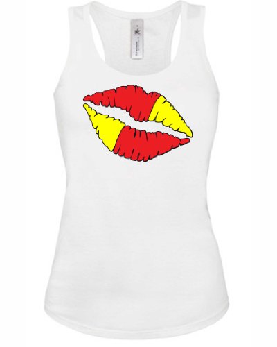 FRAUEN FUSSBALL EM 2013 – SPANIEN FAN 3186(TT-F) Gr. XL