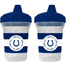 NFL Sippy Cups 2 Pack Safe BPA Free (Indianapolis Colts)