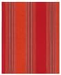 Durable Flat Weave 100% Cotton Colorful Orange and Red Striped Dishtowel 18" X 28" Set / 6