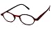 NVU Eyewear Full Readers (Women) Reading Glasses - Stillwell 2-Tone Red & Black