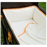 Green Frog Art Fitted Cradle Sheet, Organic Vanilla