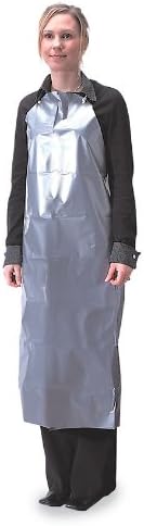 North SSA Silver Shield Apron, 36" W x 44" L; 1/Pack