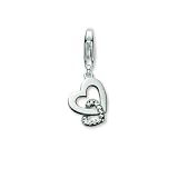 Esprit Charmanhänger TWO HEARTS 925 Sterling Silber 4428200