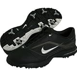 Nike Men's Air Academy Golf Shoes (Medium) (13 D(M), Black/Gunmetal/Metallic Silver)
