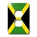 Flags – Jamaican flag – Light Switch Covers – 2 plug outlet cover