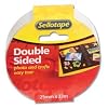 Sellotape Double Sided Tape 25mm x 33m Ref 1447052 [Pack of 6]