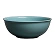 Blue Eco Bamboo Salad Bowl or Serving Vegetable Bowl