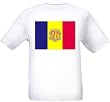 ANDORRA - ANDORRAN FLAG - Flag-series - White T-shirt