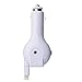 TECH Vehicle USB Car Charger Built in Retractable Lightning Cable for iPhone 6 Plus iPad iPod Android Phone