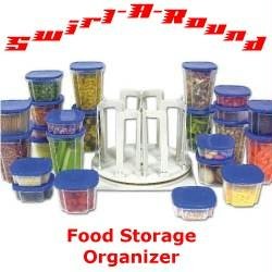 Click here to buy SMART SPIN Swirl-A-Round Storage food Containers by As Seen On TV.