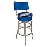 IMAGE OF 30-Inch Las Vegas Padded Swivel Bar Stool with Back - LV1100
