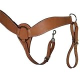 Western Shaped Leather Breast Collar