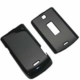 Nextel w385 Solid Black Crystal Case - Includes TWO Bonus Personal Charm Straps!