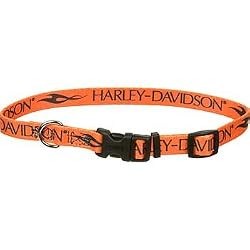 Harley-Davidson 5/8" Orange Adjustable Collar